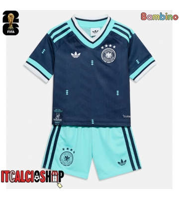 Germania Seconda Maglia Bambino Mondiali 2026 Manica Corta (+ Pantaloni corti)